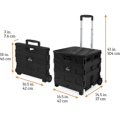 Carrito Plegable Negro