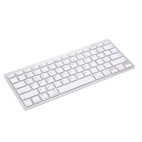 Teclado delgado Bluetooth Blanco