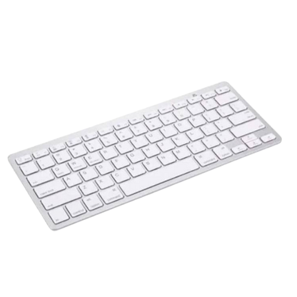 Teclado delgado Bluetooth Blanco